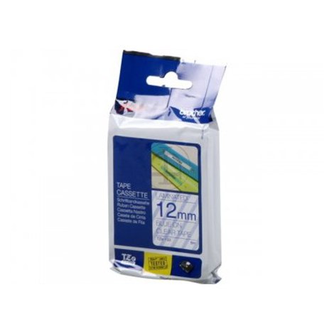 Brother | 133 | Laminated tape | Thermal | Blue on clear | Roll (1.2 cm x 8 m) - 2